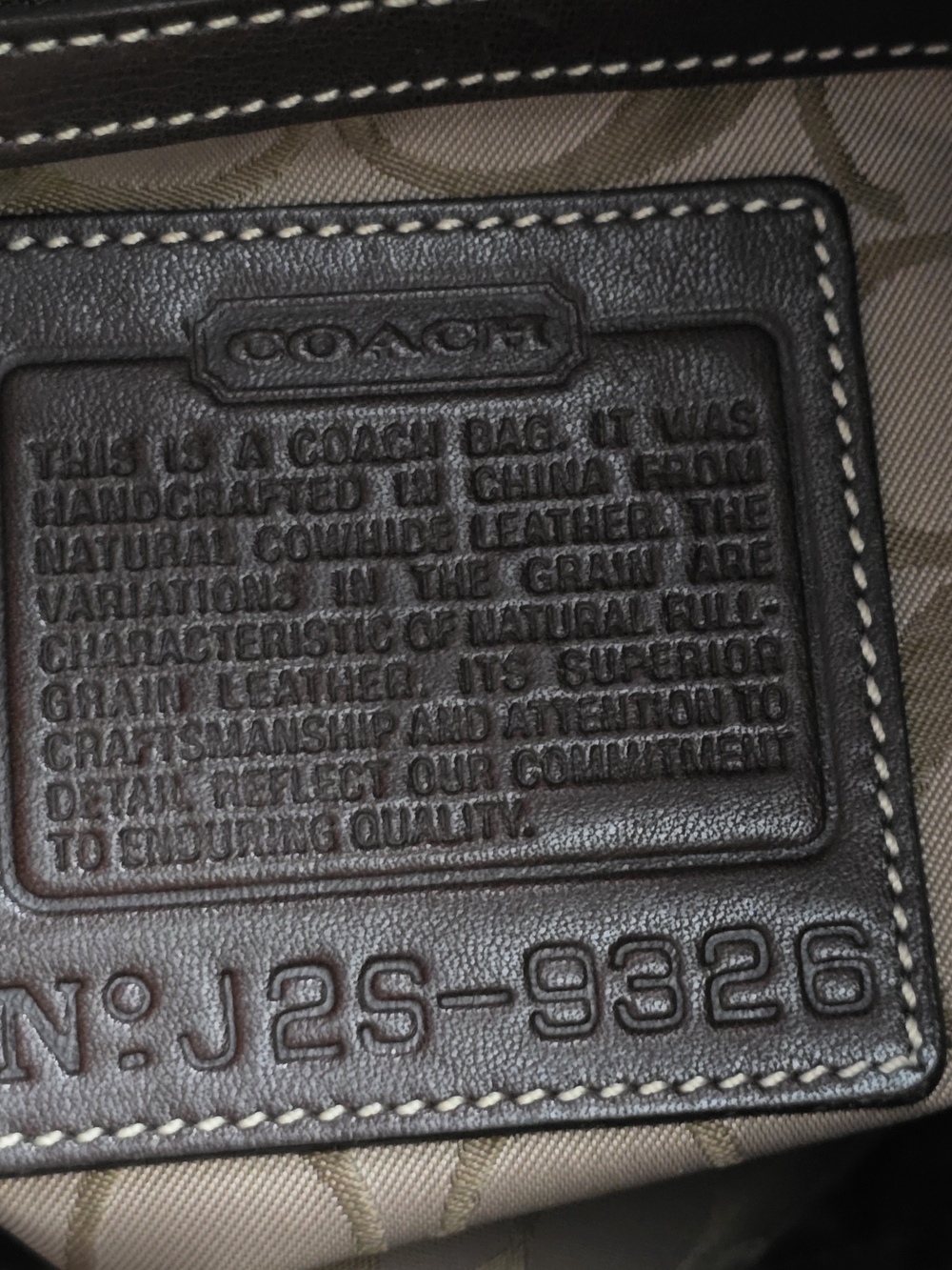 Coach Legacy Slim Duffel (9326) - Picture 6 of 8